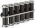 Zervo Wall Mounted Magnetic Spice Bar with 6 Canisters
