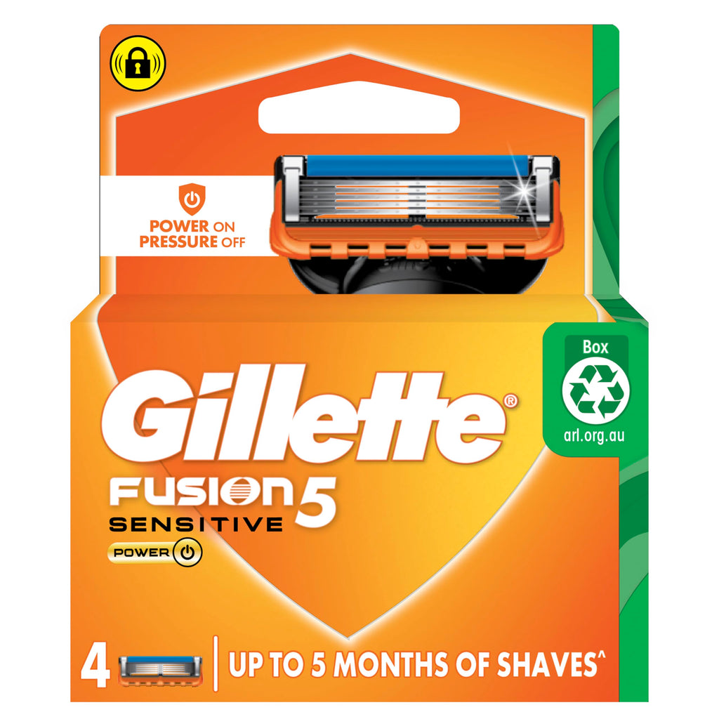 Gillette Fusion Power Razor Blades 4 Pack – Cosmetics Squad