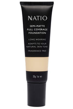 Natio Semi Matte Full Coverage Foundation Cashew 30G