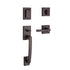 Baldwin Spyglass Front Entry Handleset with SmartKey Deadbolt Re Key Technology and Microban Protection in Venetian Bronze