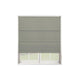 Chicology Roman Shades for Windows Ridgewood Sage Privacy and Light Filtering  27 in W x 72 in H
