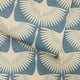 Tempaper x Genevieve Gorder Denim Blue Feather Flock Removable Peel and Stick Wallpaper 20.5 Inches X 16.5 Ft