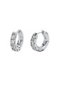 Zafino Sadie Hoop Silver Earrings