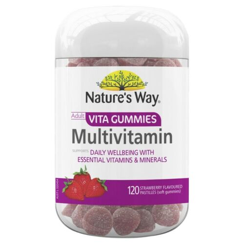 Nature's Way Adult Vita Gummies Multivitamin 120 Strawberry Flavoured Pastilles