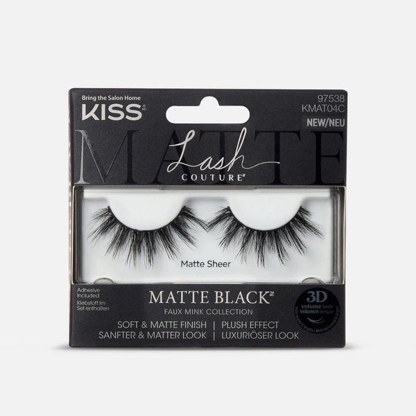 KISS 3D Faux Mink Collection Lash Matte Black