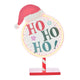 Gibson Gifts LED Ho Ho Ho Christmas Decoration Round Sign Post