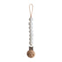 Mushie Pacifier Clip Holder for Babies White 21.59CM