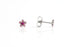 Adnohr Daisy Stud Earrings Pink And Fuchsia Surgical Steel