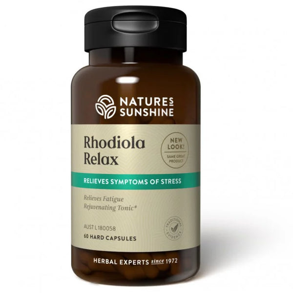 Natures Sunshine Rhodiola Relax 60 Capsules