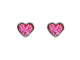 Studex System75 Heart Pink Surgical Stainless Steel Piercing Studs