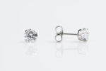 Adnohr Sys75 Surgical Stainless Steel Cubic Zirconia Stud Earring 6mm