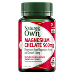 Natures Own Magnesium Chelate 500mg 75 Capsules