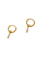 Zafino Bridie Gold Huggie Earrings