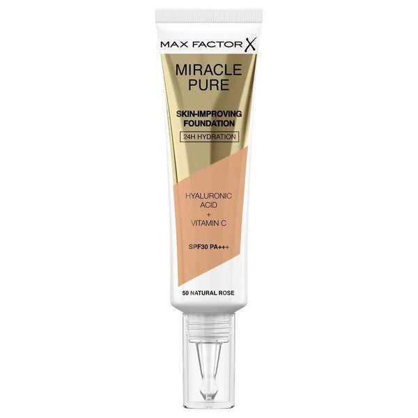 Max Factor Miracle Pure Foundation 50 Natural Rose