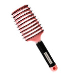 No Nasties Kids Detangler Hair Brush Pink