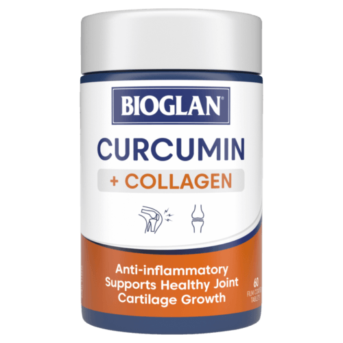 Bioglan Curcumin Plus Collagen For Joints 60 Tablets