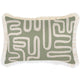 Escape to Paradise Cushion Cover Coastal Fringe Maze Sage 35CM X 50CM