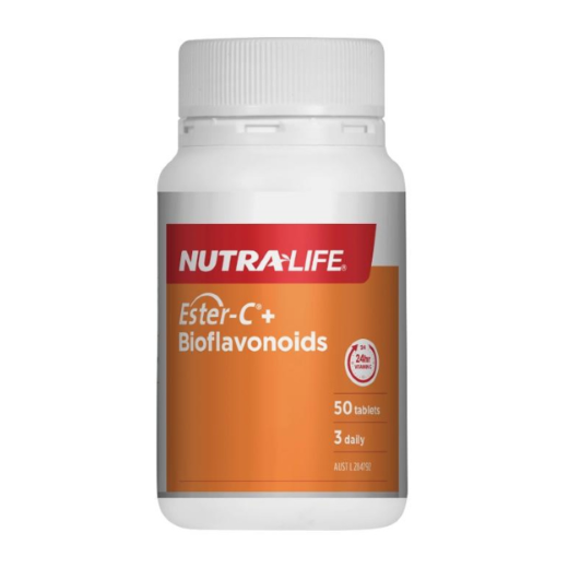 Nutralife Ester C 1000mg + Bioflavonoids 50 Tablets