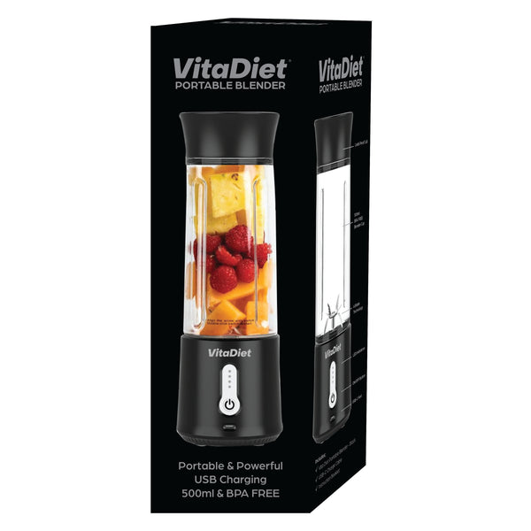 Vita Diet Portable Blender Black