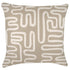 Escape to Paradise Cushion Cover With Piping Maze Taupe 60CM X 60CM