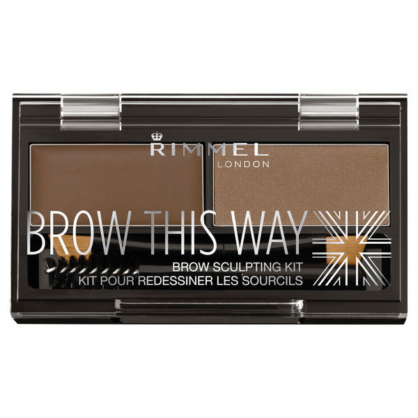 Rimmel Brow This Way Eyebrow Powder Kit 002 Mid Brown