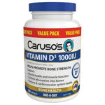 Caruso’s Vitamin D3 1000IU Caps 500
