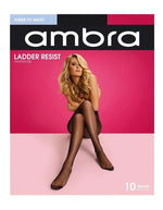 Ambra Sheer to Waist Black Tall