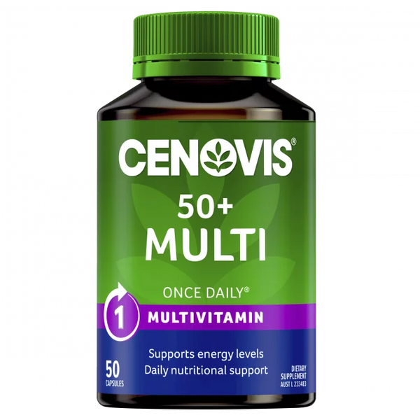 Cenovis Once Daily Multi Vitamins & Minerals 50+ 50 Caps