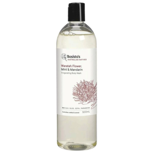 Bosisto's Waratah Flower Mint & Mandarin Invigorating Body Wash 500mL