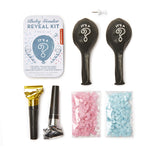 Kikkerland Gender Reveal Kit With Confetti Balloons And Noise Makers