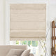 Chicology Roman Shades for Windows Belgian Flax 33in W x 64in H