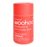 Woohoo All Natural Deodorant and Anti Chafe Stick Urban 60G