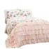 Lush Decor Flutter Butterfly 3 Piece Quilt Set Full Queen