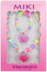 Miki Lip Gloss Jewellery Set