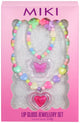 Miki Lip Gloss Jewellery Set