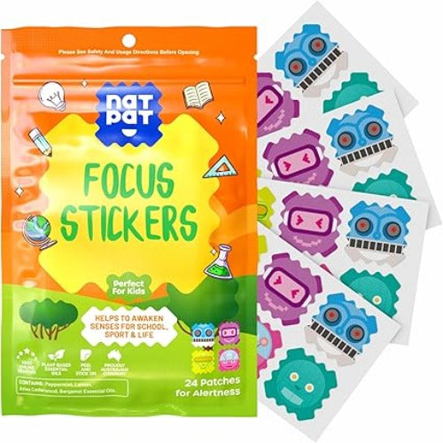 The Nat Patch Co Focus Enhancing Stickers 24 Pack