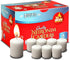 Ner Mitzvah White Votive Candles 4 Hour Burn Time 72 Pack