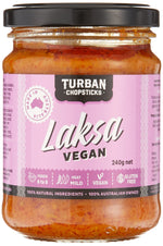 Turban Chopsticks Laksa Vegan Curry Paste for Malaysian Noodle Soup 240G