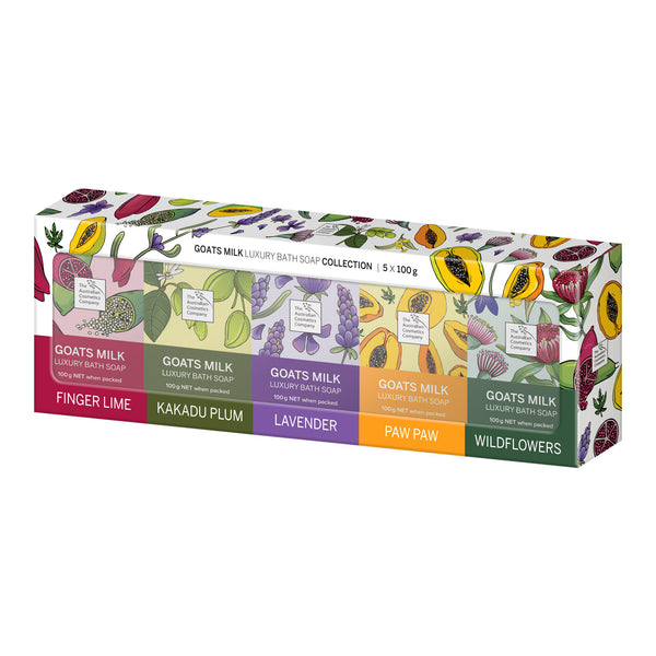 The Australian Cosmetics Company Soap Collection 5 X 100 G