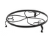 Garden Trend Forged Metal Pot Plant Stand Black 30CM X 6CM