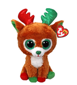Ty Beanie Boos Tinseltoes The Brown Reindeer Plush Toy 15CM
