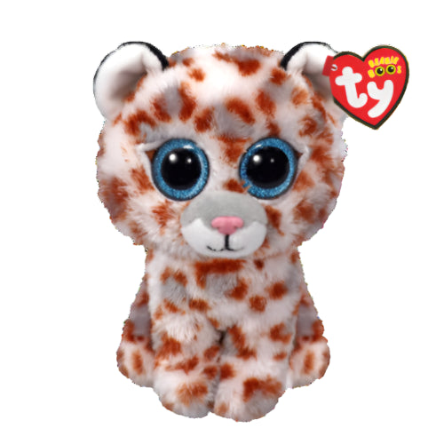 Ty Beanie Boos Coco White Leopard