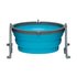 Loving Pets Bella Roma Collapsible Silicone Travel Bowl for Dogs and Cats Blue