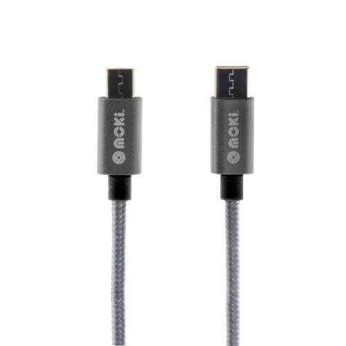 Moki Type-C to MicroUSB SynCharge Braided Cable