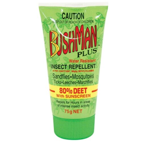 Bushman Plus 80% Deet with Sunscreen 75g