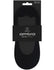 Ambra 2 Pack Smooth Footlet Black