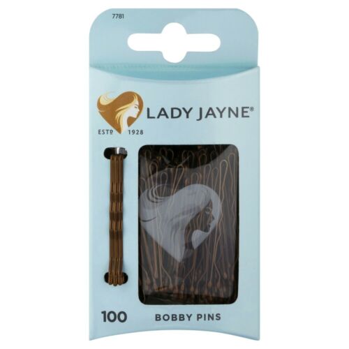 Lady Jayne Brown Bobby Pins - 100 Pk