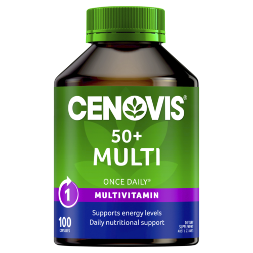 Cenovis 50+ Multi Once Daily 100 Capsules