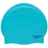 Speedo Junior Plain Moulded Silicone Swim Cap Bondi Blu