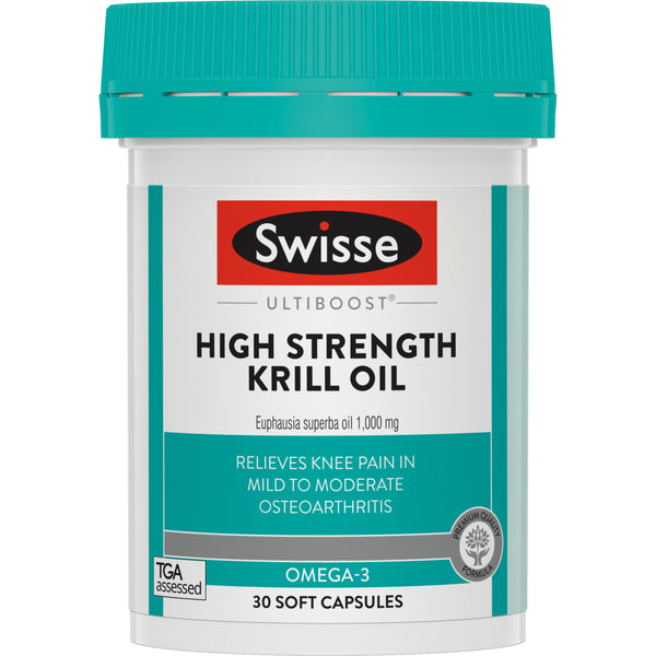 Swisse High Strength Deep Sea Krill Oil 1000mg 30 Capsules